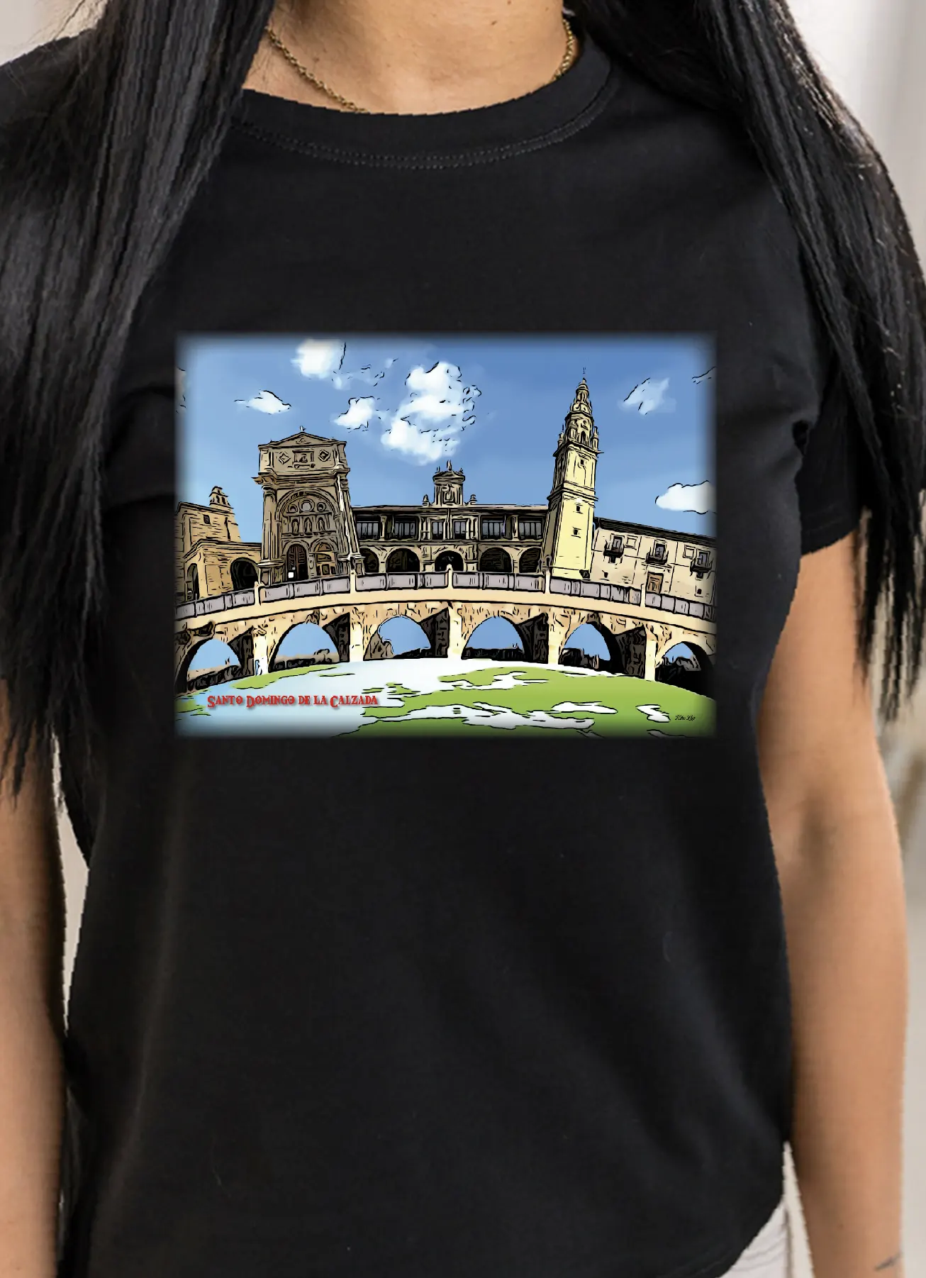 Camiseta chica Santo Domingo de la Calzada 1 camiseta-chica-santo-domingo-de-la-calzada