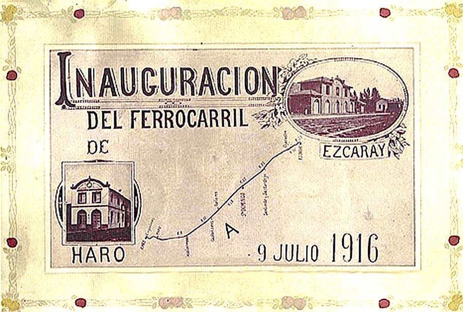 Plazas y paseos en Santo Domingo de la Calzada. Parte 6 7 ferrocarril-haro-ezcaray